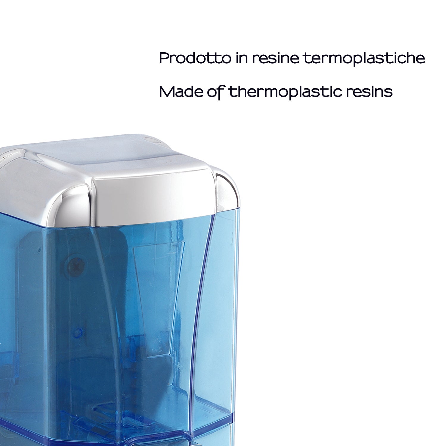 Distributore di sapone modello Cod di Gedy da 500 ml - Cromato