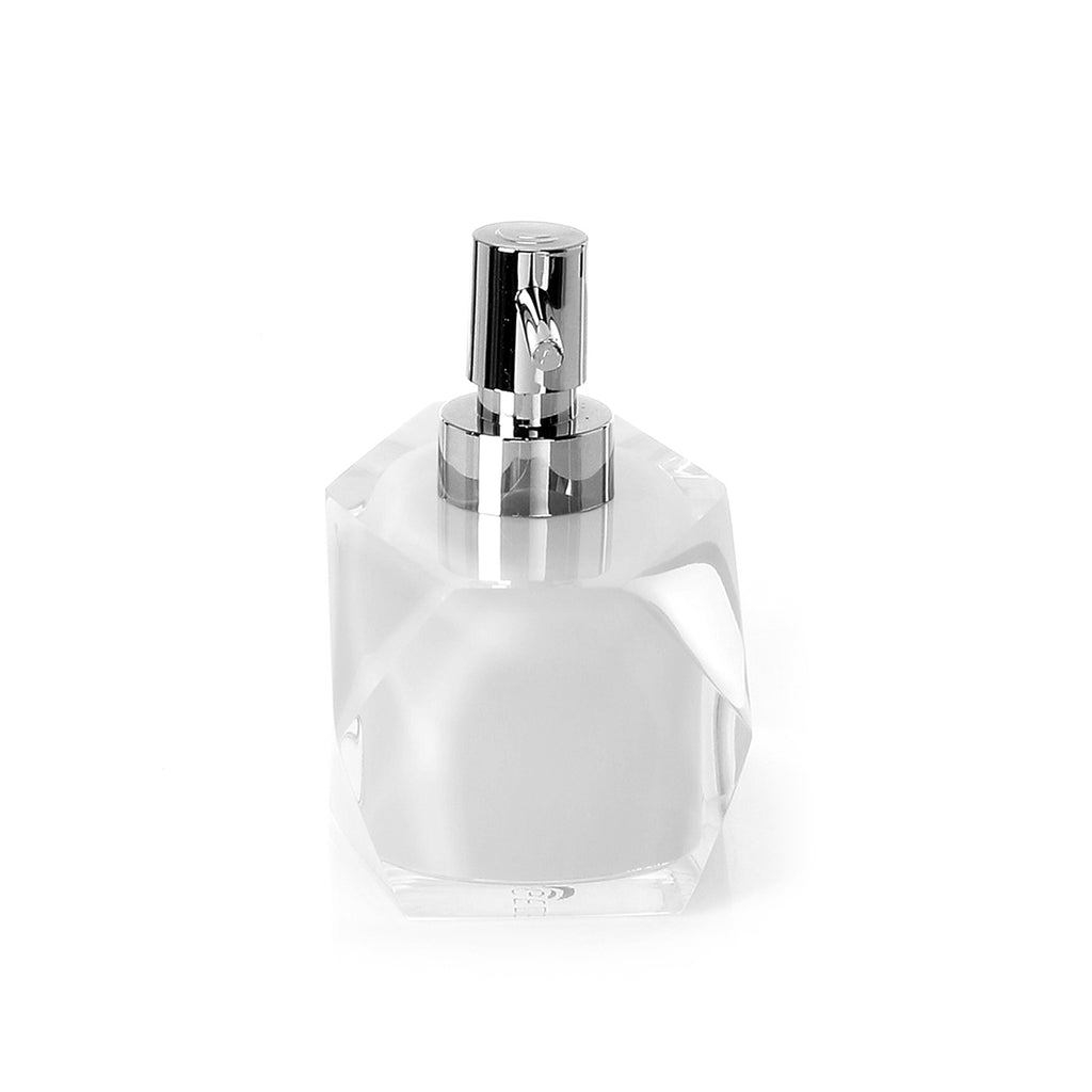 Dosasapone con erogatore in plastica cromata Gedy serie Chanelle - Bianco