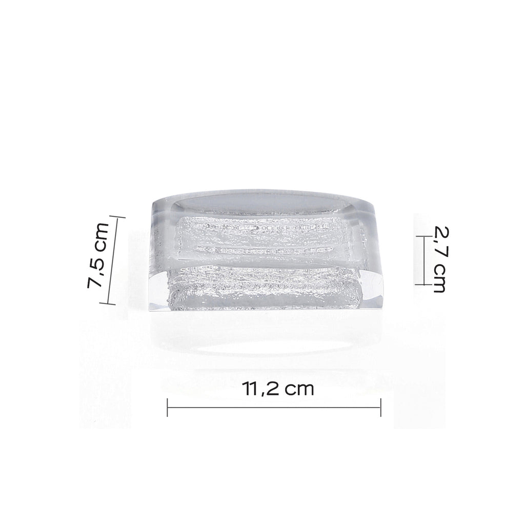 Portasapone da appoggio Gedy modello Antares - Bianco