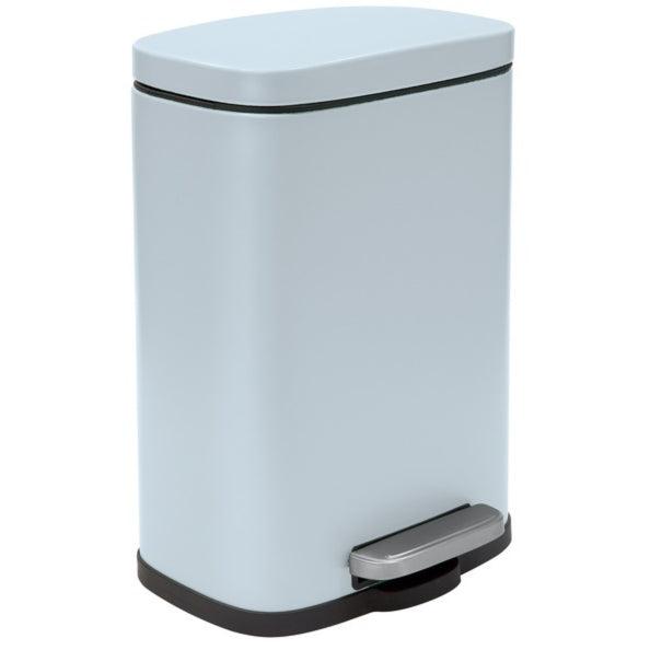 Pattumiera a pedale modello Akira capienza 5 litri colore blu ghiaccio opaco