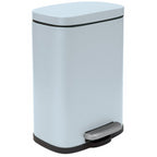 Pattumiera a pedale modello Akira capienza 5 litri colore blu ghiaccio opaco