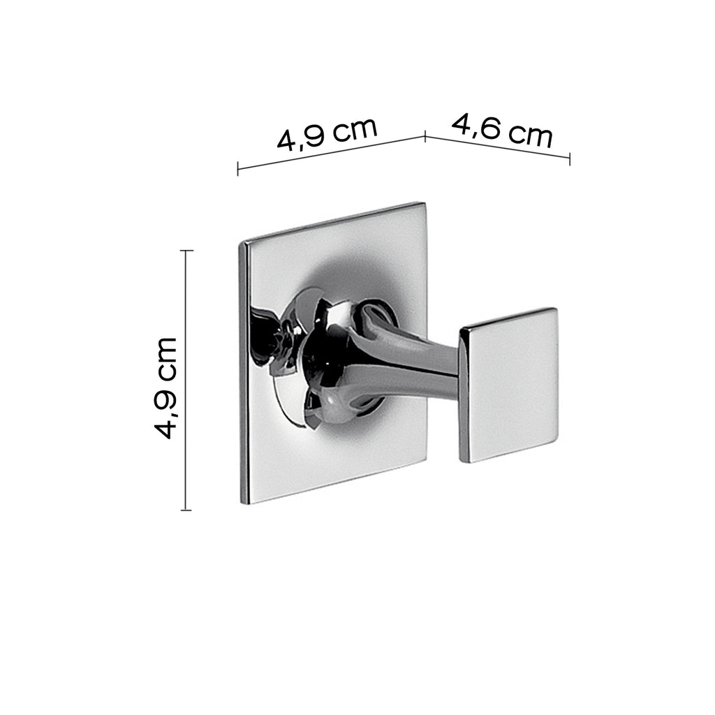 Appendiabiti in ottone e Cromall Wizard di Gedy - Cromato