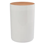 Pattumiera in polipropilene e bambÃ¹ da 5L modello Oslo - Bianco