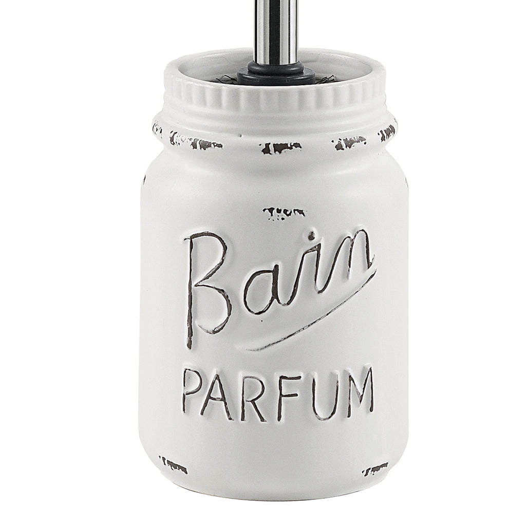 Scopino in ceramica Gedy serie Catherine - Bianco