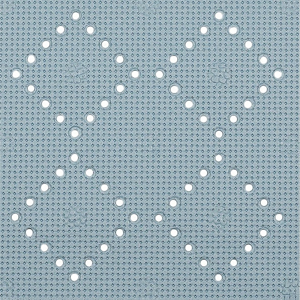 Cuscino da bagno per vasca in PVC modello Alaska colore grigio