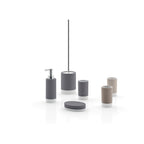 Scopino in ceramica Gedy serie New Mizar - Grigio