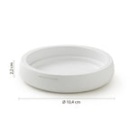 Portasapone in resina Gedy serie Kira - Bianco