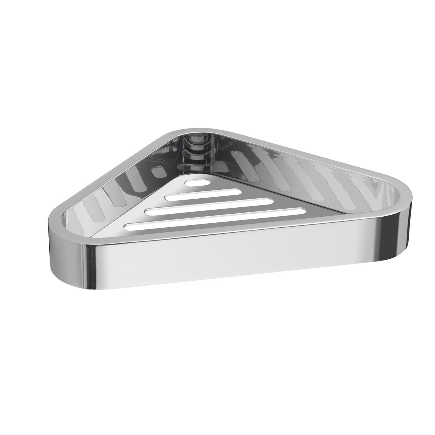 Portaoggetti angolare doccia in Acciaio Inox AISI 304 e Cromall Outline di Gedy - Cromato