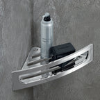 Portaoggetti doccia angolare modello Clip di Gedy - Cromato