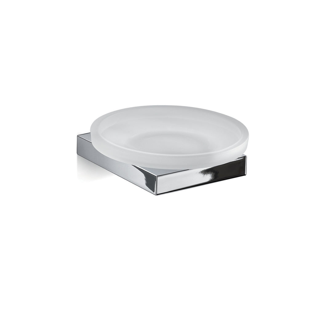 Portasapone in Ottone e Cromall Gedy serie Lanzarote - Cromato