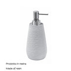 Dosasapone da appoggio in resina Gedy serie Gemini - Bianco