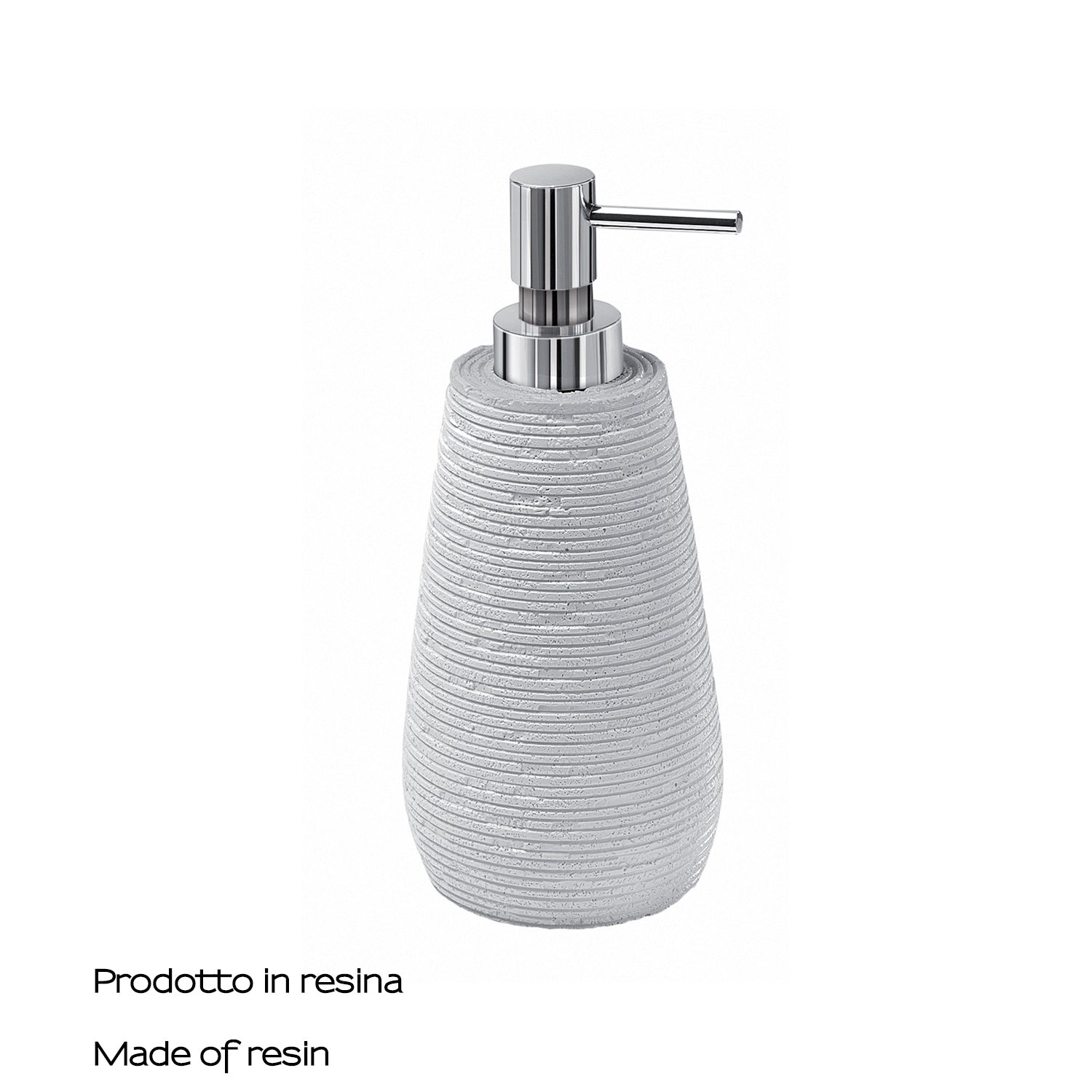 Dosasapone da appoggio in resina Gedy serie Gemini - Bianco