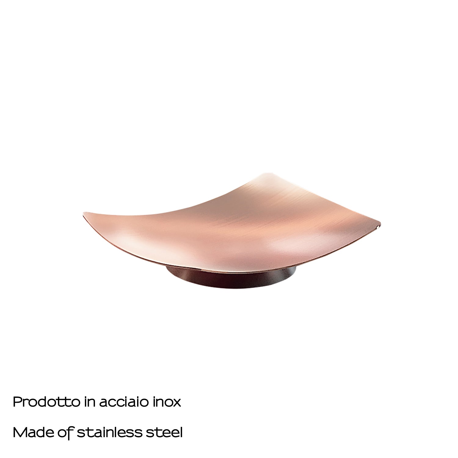 Portasapone in Acciaio Inox di Gedy serie Elettra - Rame