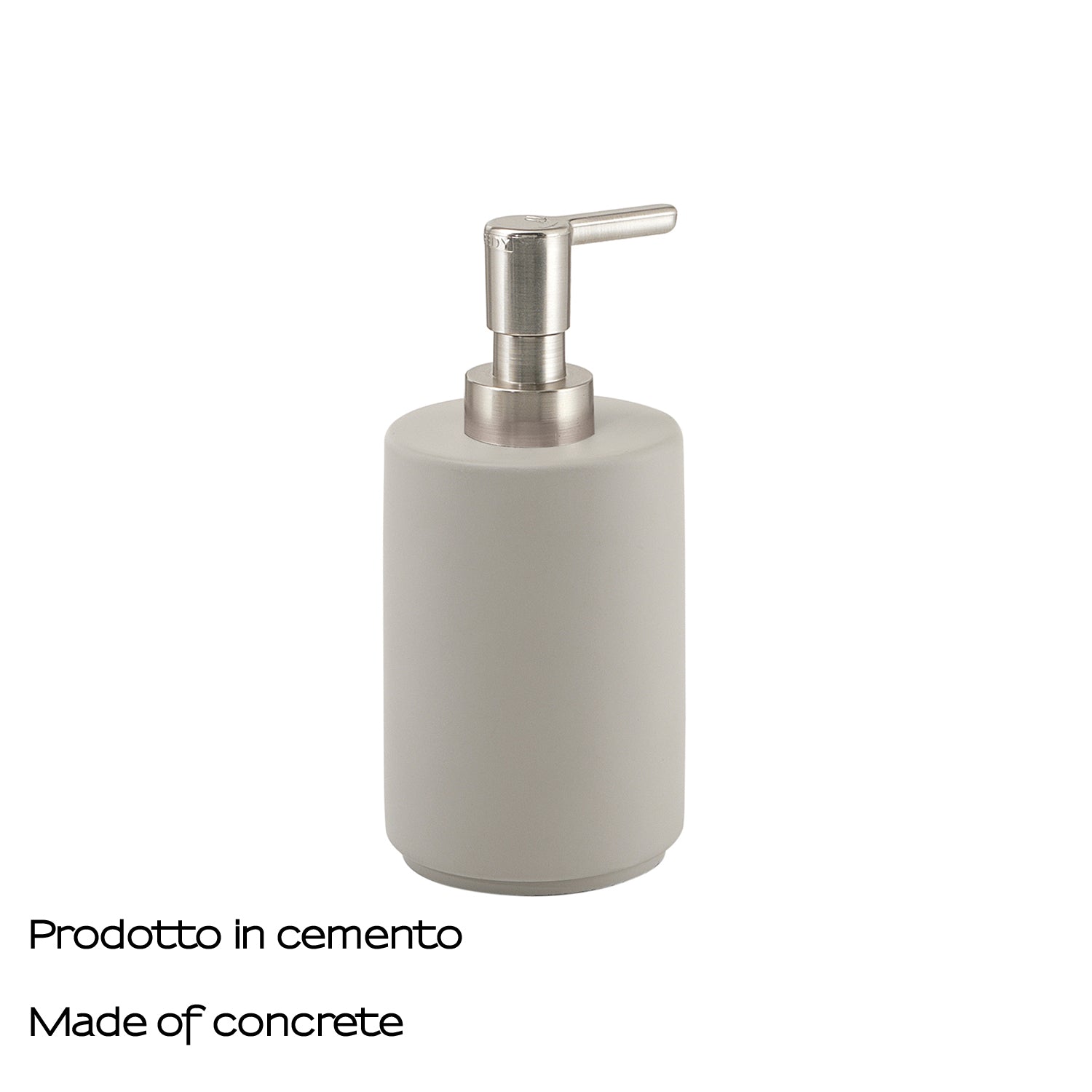 Dispenser sapone in cemento Gedy serie Giunone - Grigio