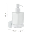 Dosasapone Gedy modello Tonga 6.3x11.7xH17.3 cm - Bianco Matt