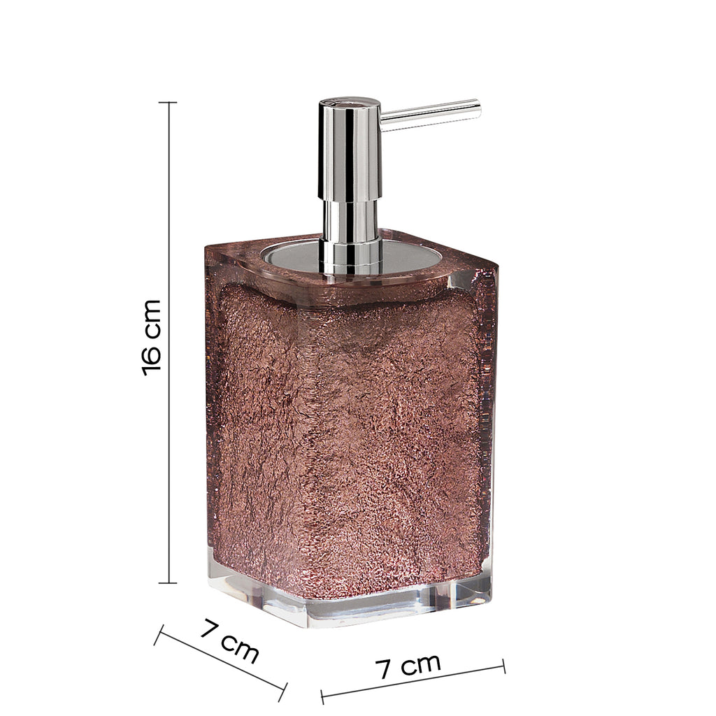 Dosasapone da appoggio Gedy serie Giulia - Marrone