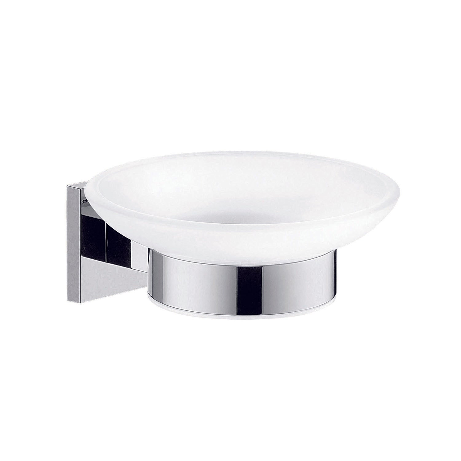 Portasapone in Acciaio Inox di Gedy serie New Jersey - Cromato