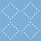 Cuscino da bagno per vasca in PVC modello Alaska colore azzurro