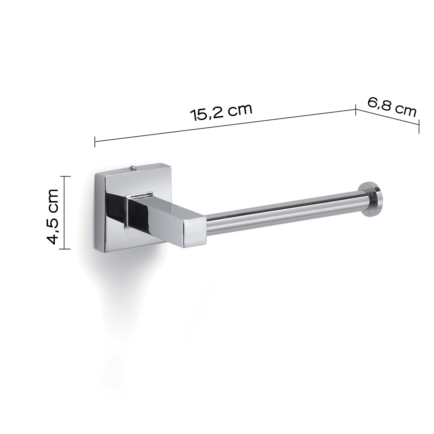 Porta carta igienica a muro di Gedy serie Olimpo - Cromato