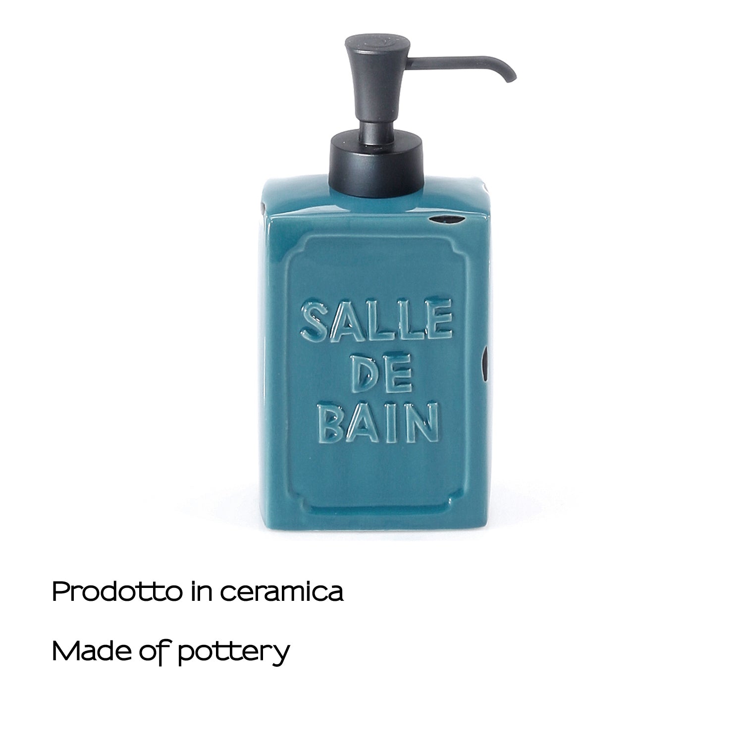 Dosasapone da appoggio con erogatore in plastica Gedy serie Vivienne - Blu