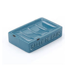 Portasapone da appoggio Gedy serie Vivienne - Blu