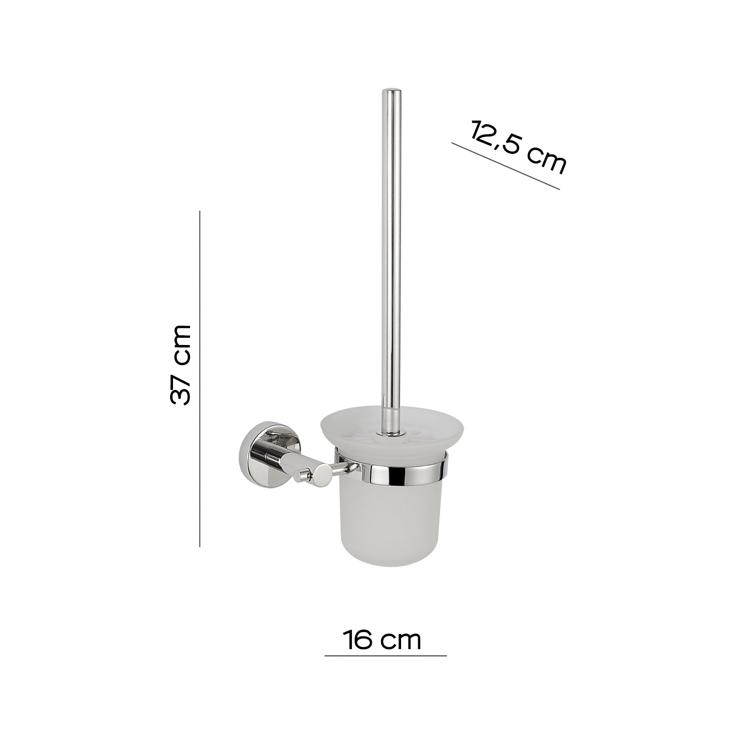 Scopino in Acciaio Inox AISI 304 Gedy serie Project - Lucido