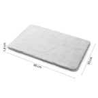 Tappeto bagno 50x80 cm modello Fuzzy di Gedy - Bianco