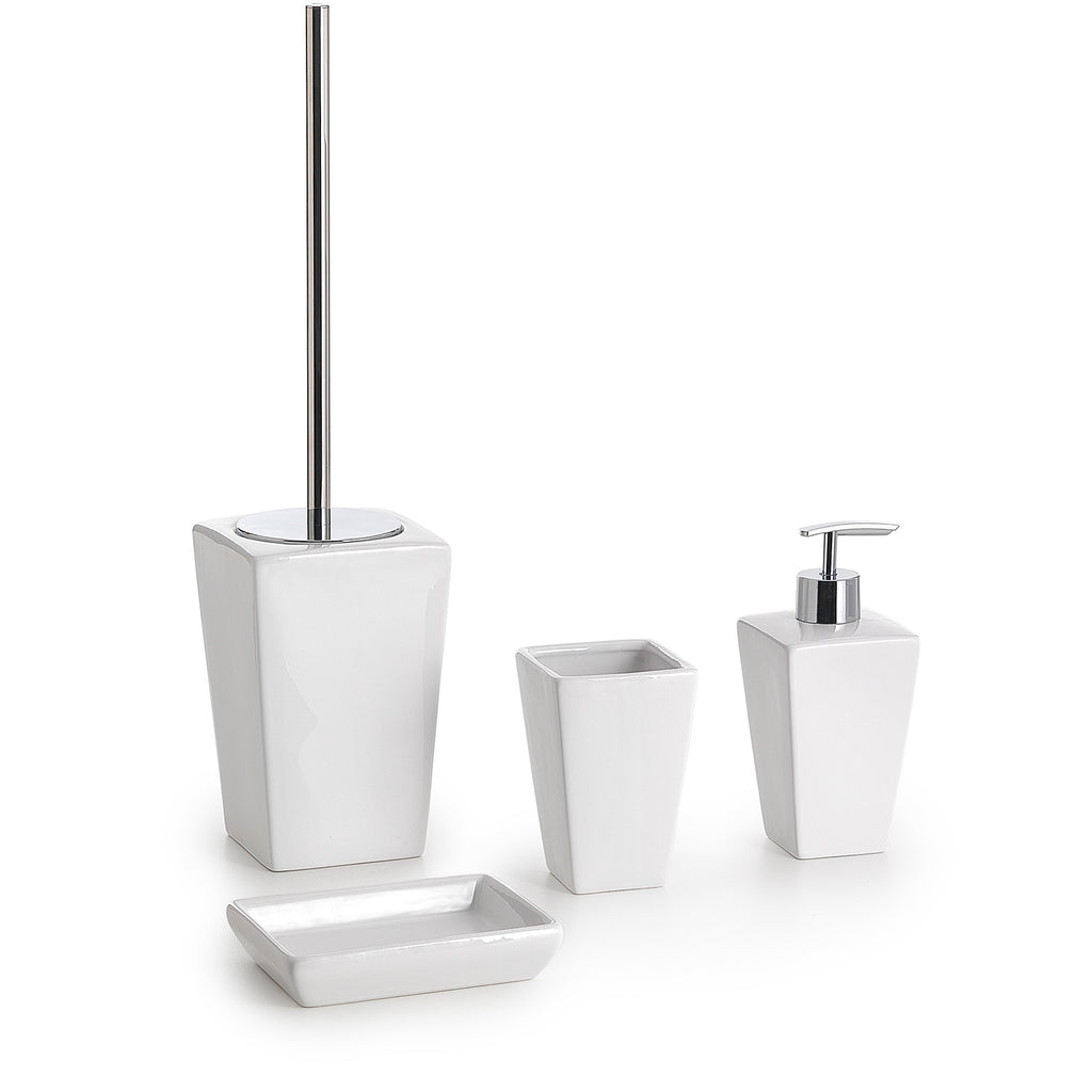 Portasapone in ceramica Gedy serie Karima - Bianco