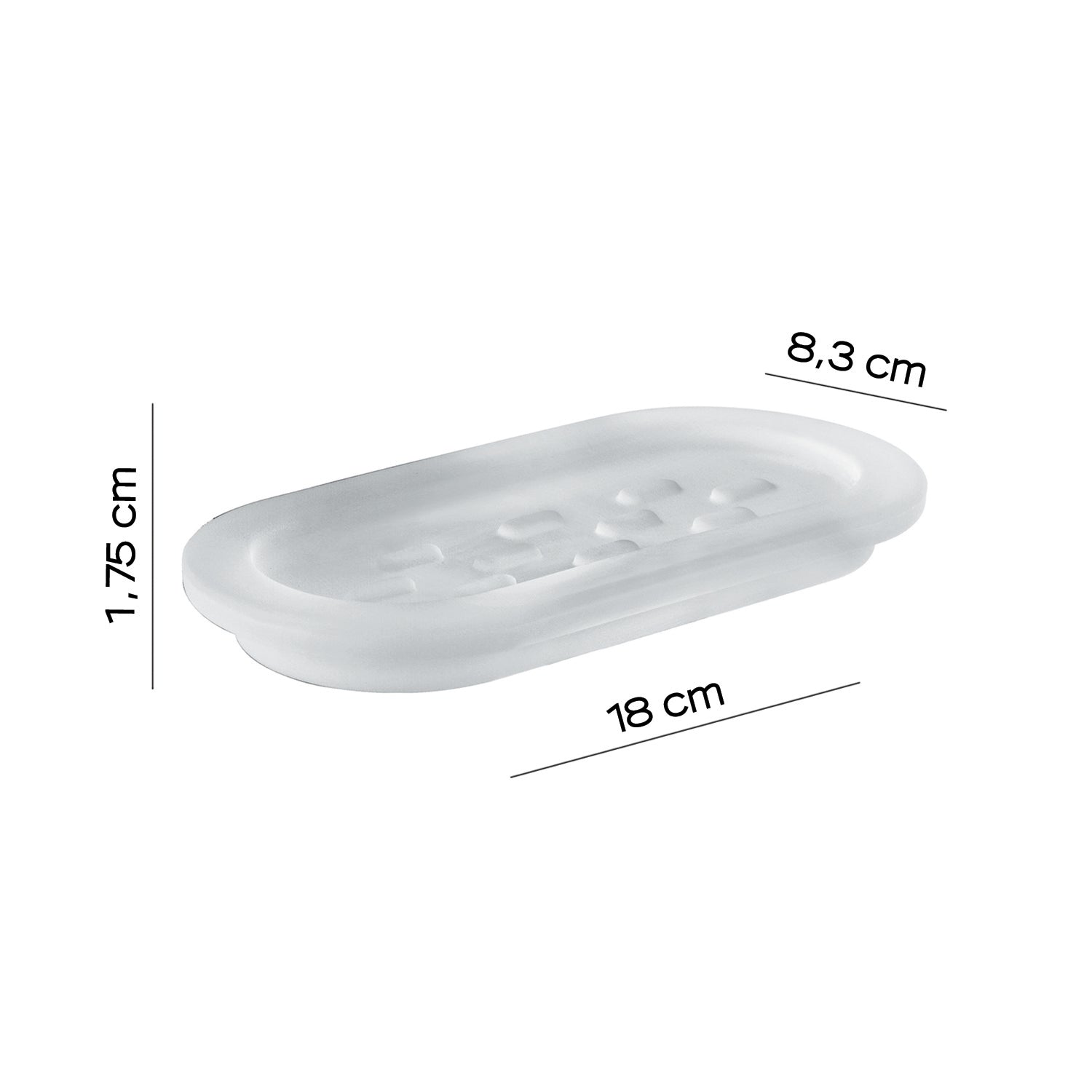 Portasapone per barra attrezzabile A147 Gedy serie Azzorre - Satinato