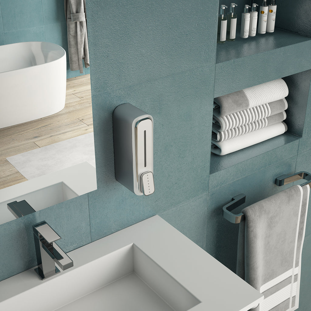 Distributore sapone/gel igienizzante di Gedy modello Mullet da 350 ml - Bianco