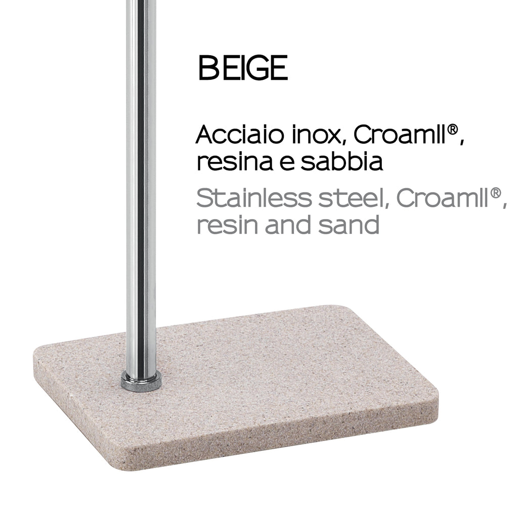 Piantana porta asciugamani ArtÃ¹ di Gedy - Beige