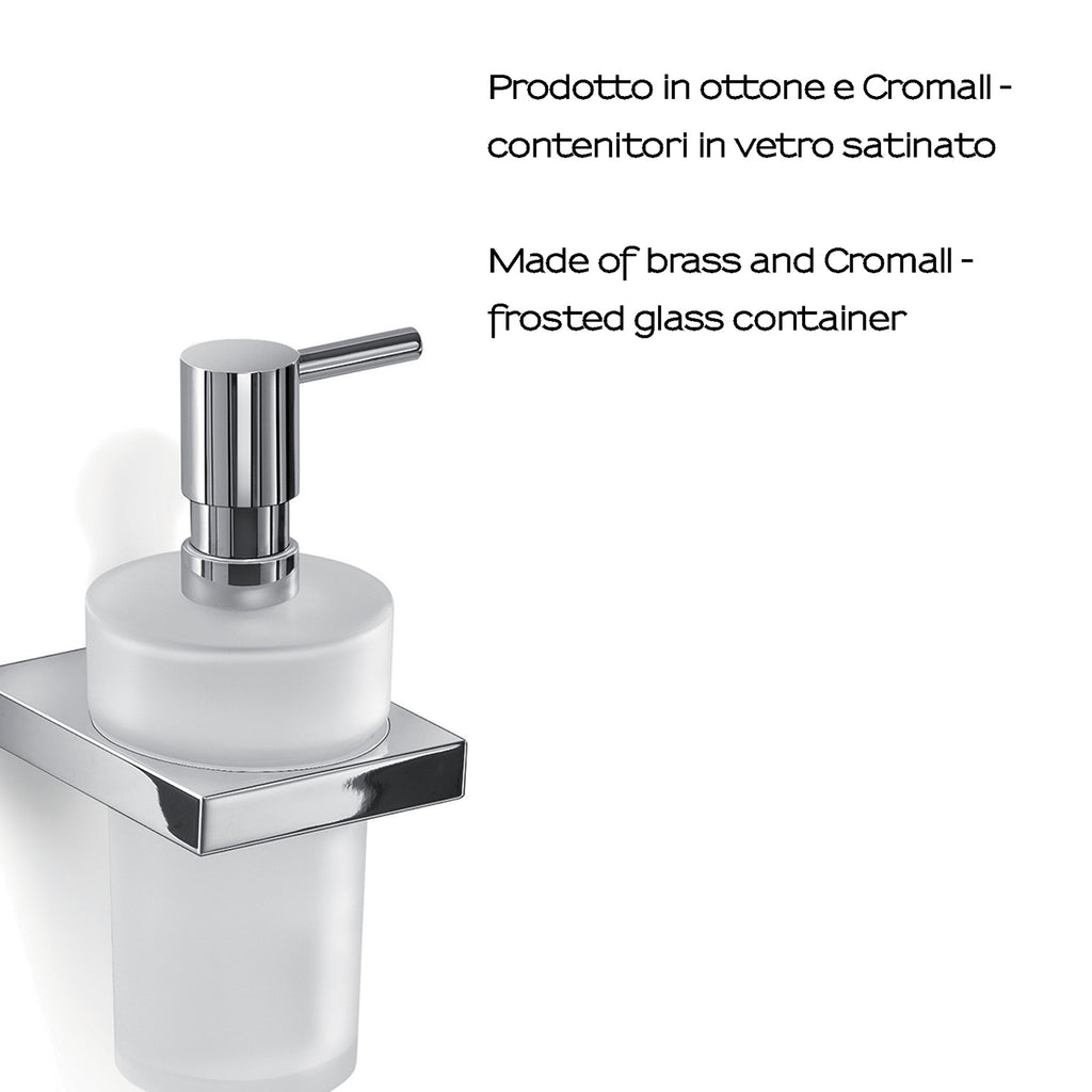 Dosasapone in Ottone e Cromall Gedy serie Lanzarote - Cromato