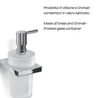 Dosasapone in Ottone e Cromall Gedy serie Lanzarote - Cromato