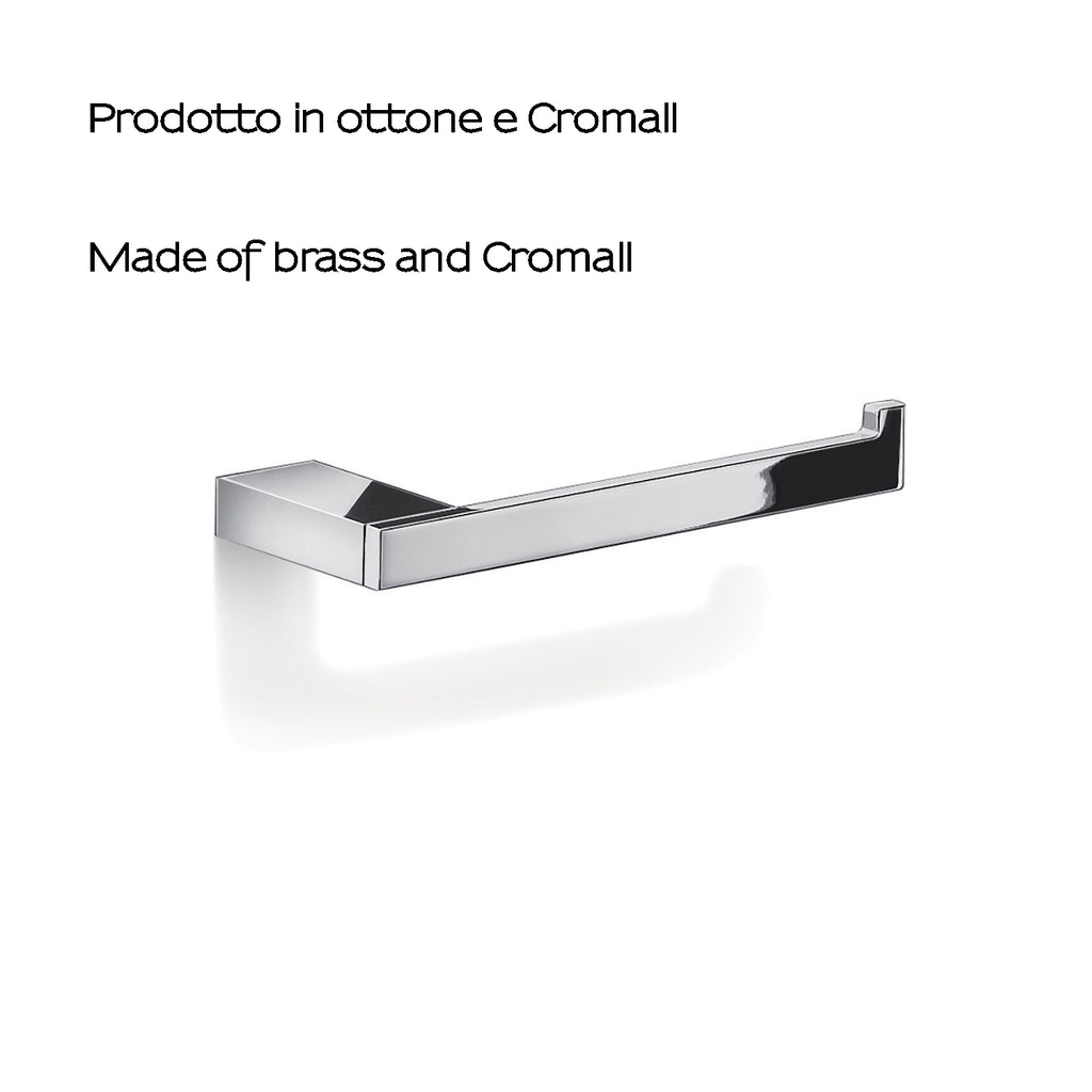 Portarotolo in Ottone e Cromall Gedy serie Lanzarote - Cromato