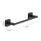 Portasalviette 30 cm Gedy modello Tonga 30x6.9xH4.7 cm - Nero Matt