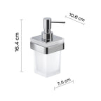 Dosasapone in Ottone e Cromall Gedy serie Samoa - Cromato