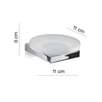 Portasapone in Ottone e Cromall Gedy serie Lanzarote - Cromato