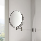 Specchio ingranditore Michel 3X in Acciaio Inox AISI 304 - Cromato