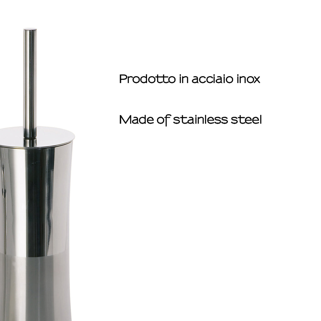 Scopino in Acciaio Inox Gedy serie Primula - Lucido/Spazzolato