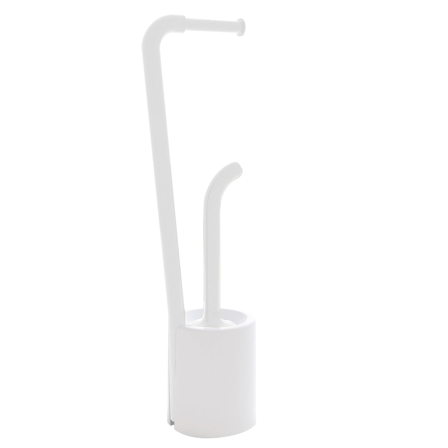 Piantana portarotolo e scopino Wc di Gedy serie Wendy - Bianco