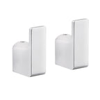 Appendiabiti 2 pezzi a muro Gedy serie Pirenei - Cromato