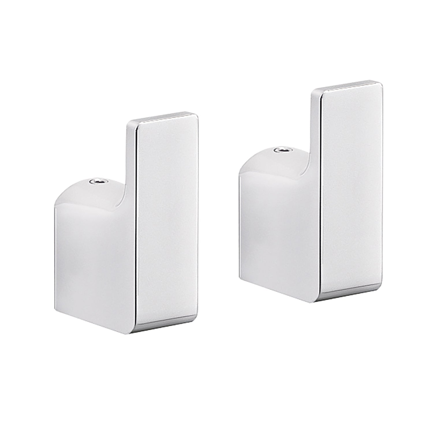 Appendiabiti 2 pezzi a muro Gedy serie Pirenei - Cromato