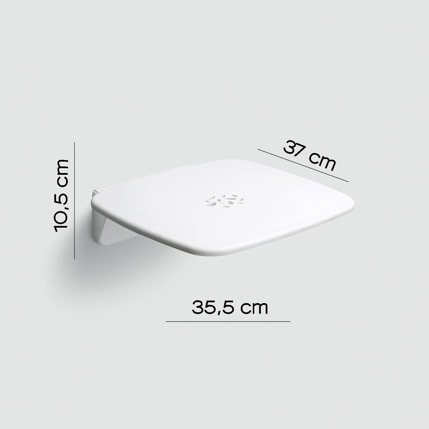 Sedile ribaltabile per doccia modello Prima Classe di Gedy - Bianco