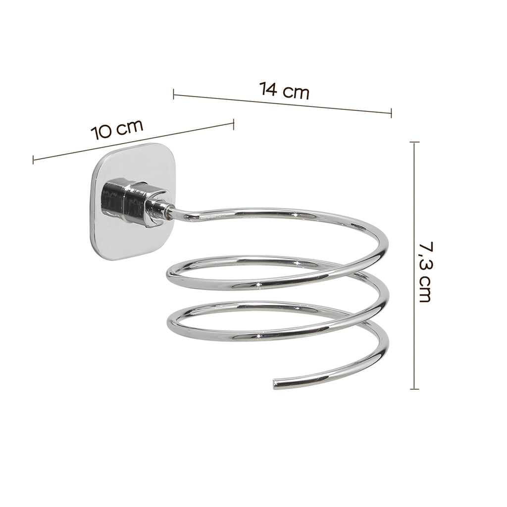 Porta phon in acciaio inox e cromall Teide di Gedy - Cromato
