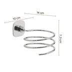 Porta phon in acciaio inox e cromall Teide di Gedy - Cromato