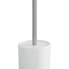 Scopino in ceramica e Acciaio Inox Gedy serie Petunia - Bianco