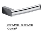 Portarotolo a parete Kent di Gedy - Cromato