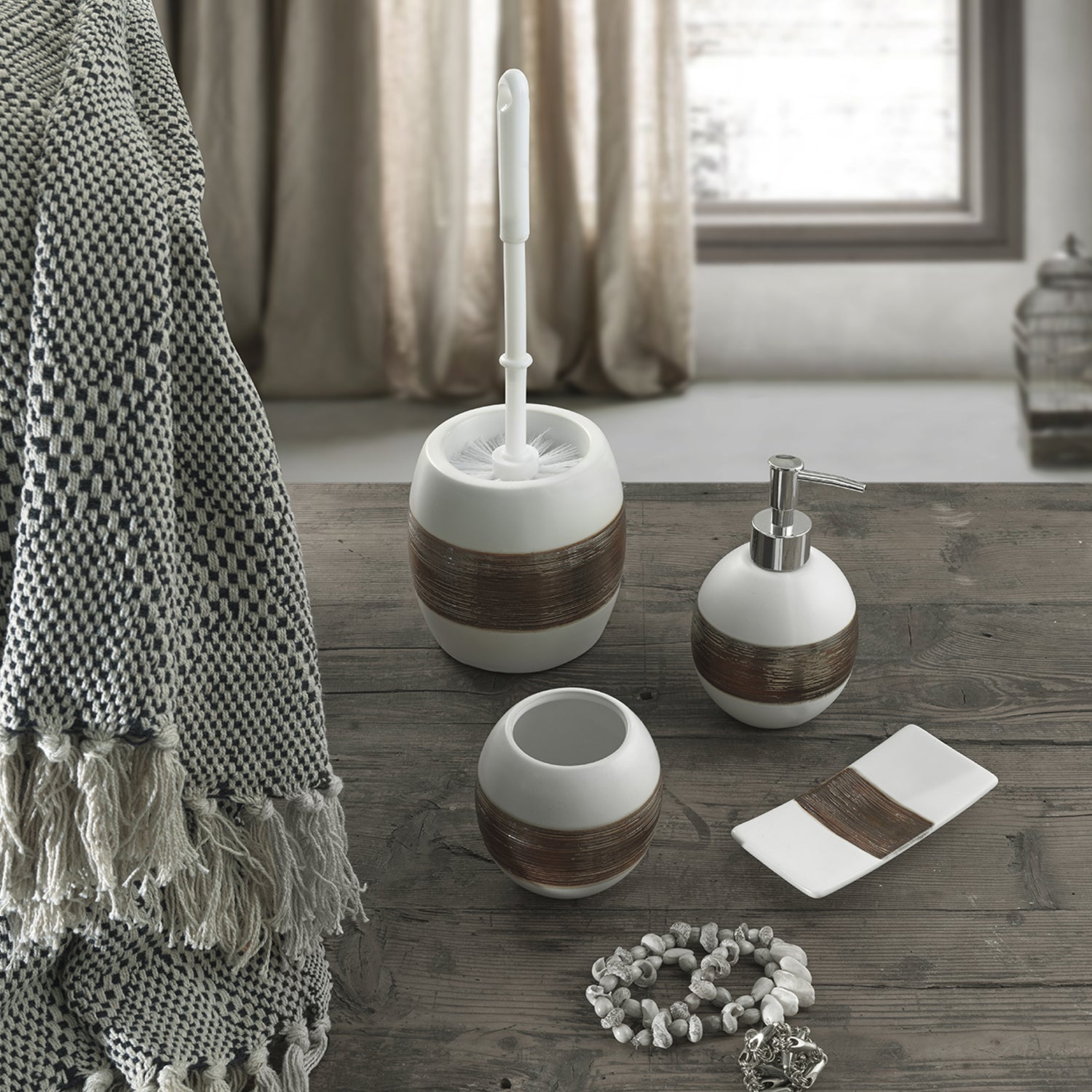 Portasapone in ceramica Gedy serie Alexia - Bianco