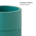 Portaspazzolini da appoggio Gedy serie Thea - Verde