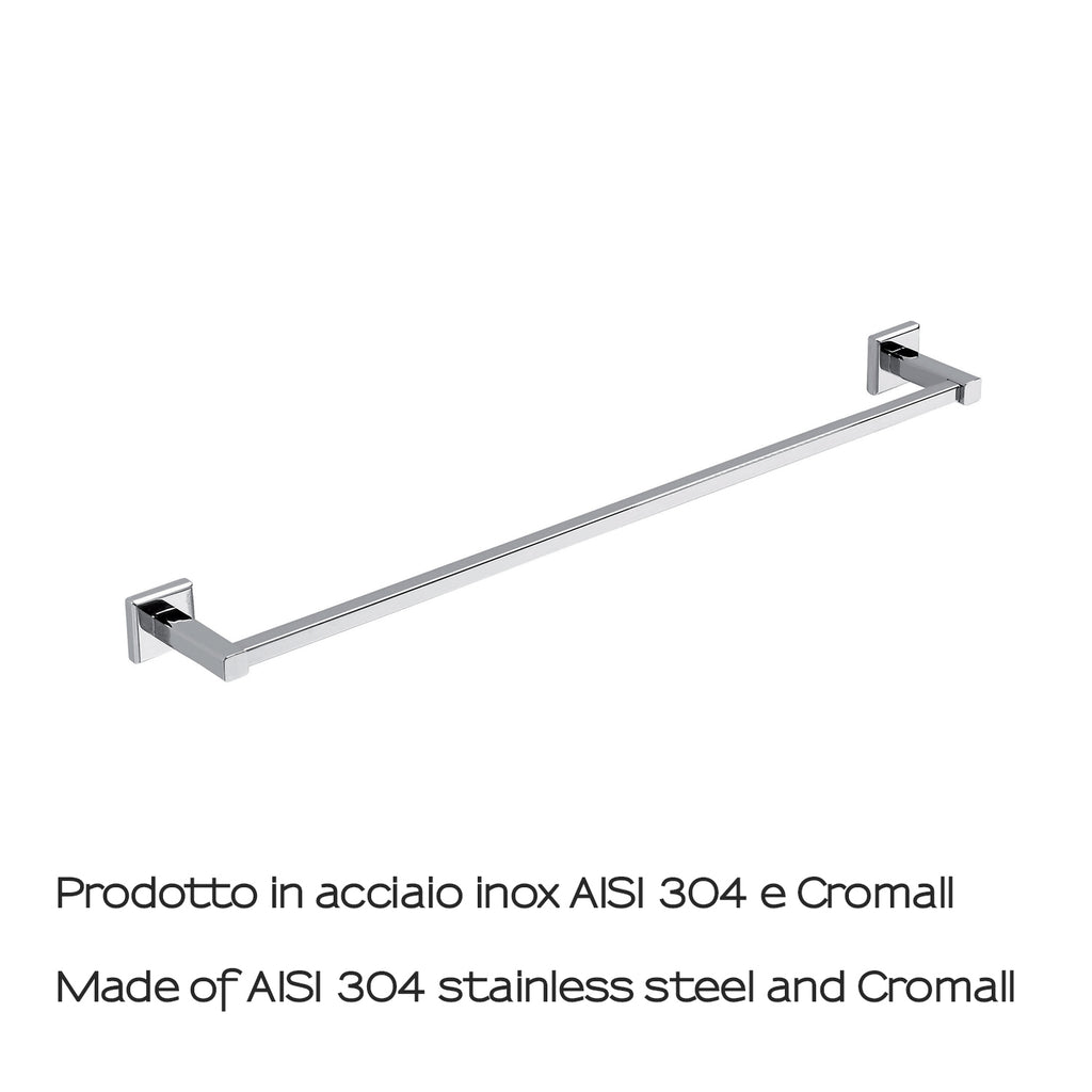 Portasalviette 60 cm in acciaio inox AISI 304 Colorado di Gedy - Cromato